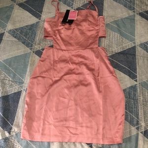 Rose Satin Dress